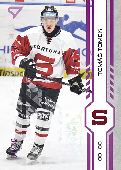 Tomas Tomek Sparta Tipsport ELH 2024/25 SportZoo 2. serie Purple Iceberg /60 #273